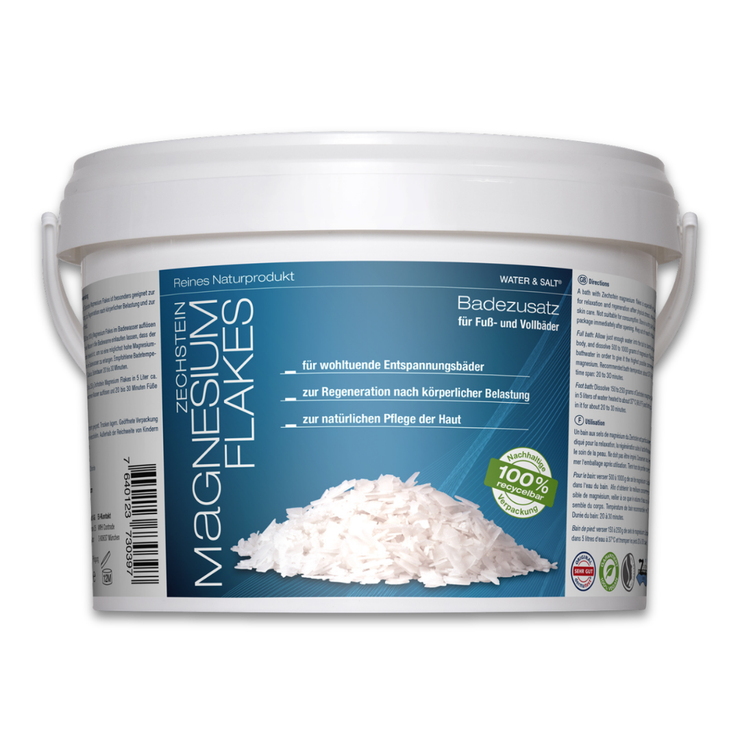 Zechstein Magnesium Flakes 2kg im Eimer