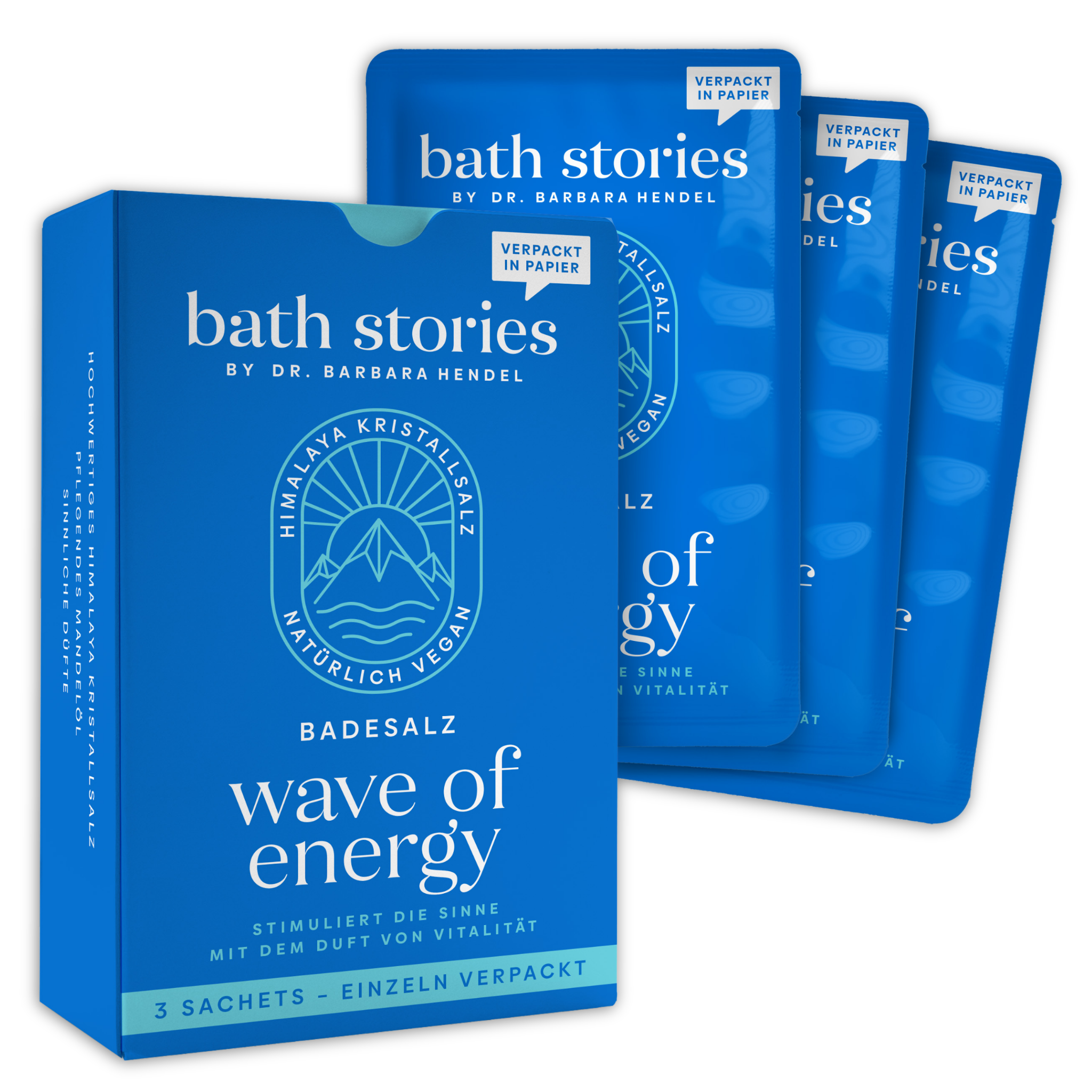 Badesalz - Wave of energy - 3er Pack