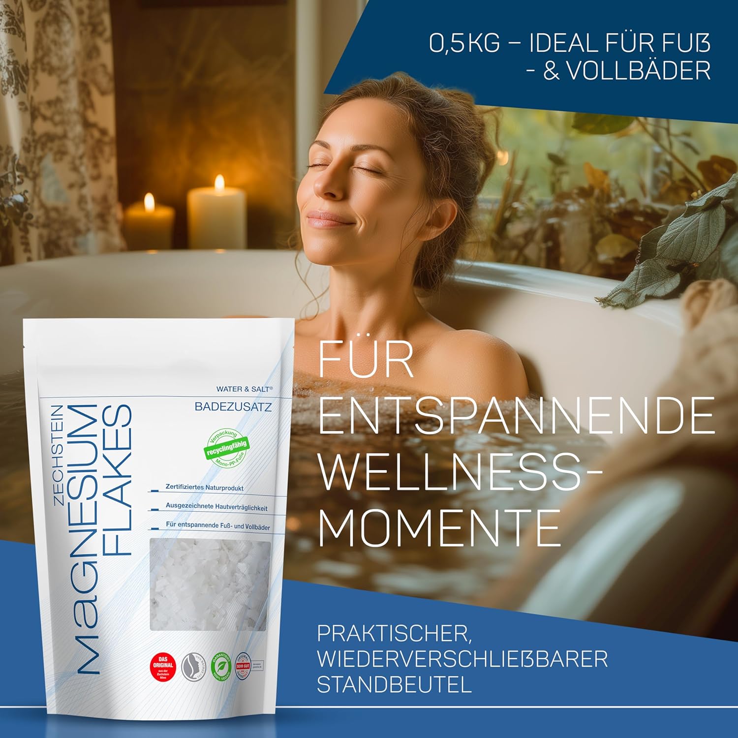Zechstein Magnesium Flakes 500g