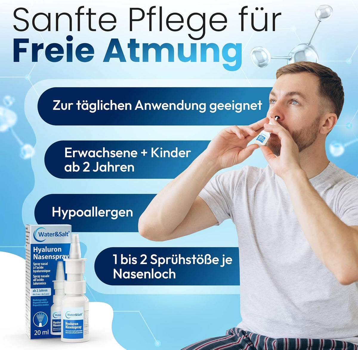Hyaluron Nasenspray – Vorteile
