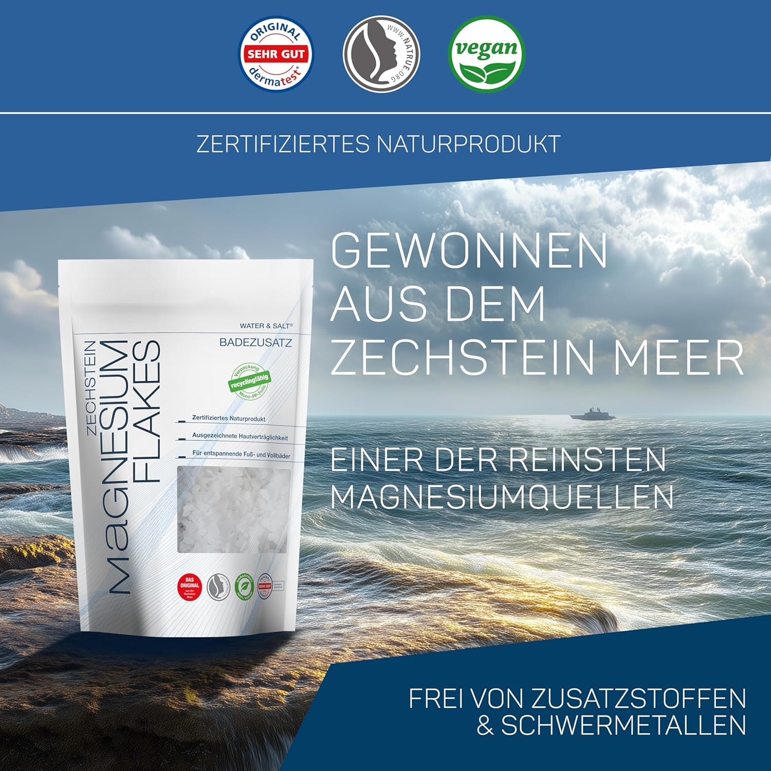 Zechstein Magnesium Flakes 500g