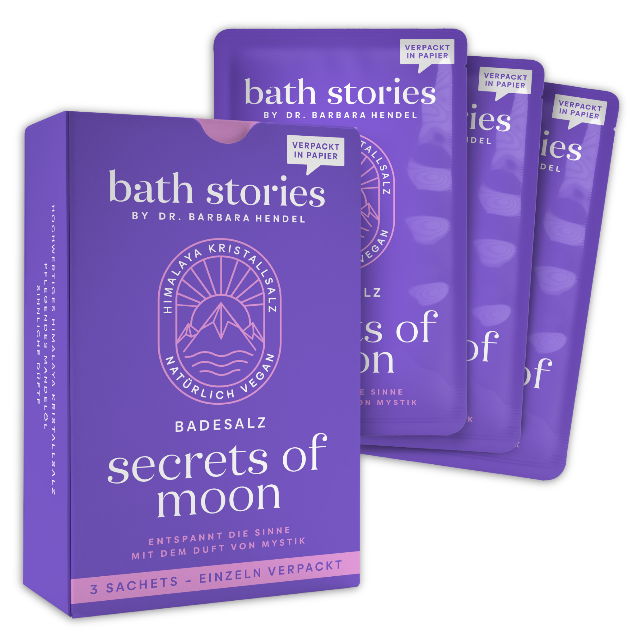 Badesalz - Secrets of moon - 3er Pack