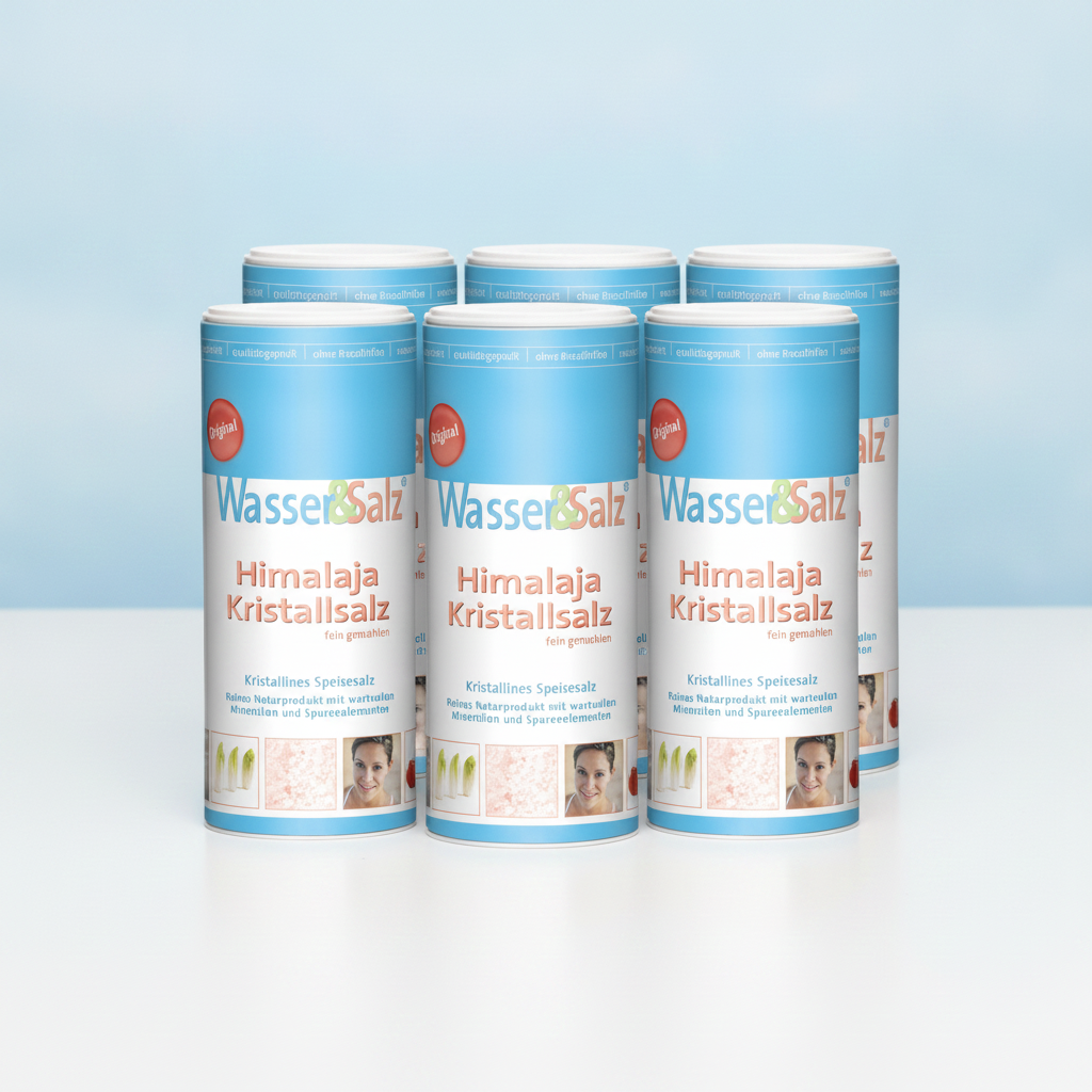 Himalaya Kristallsalz fein 6er Set