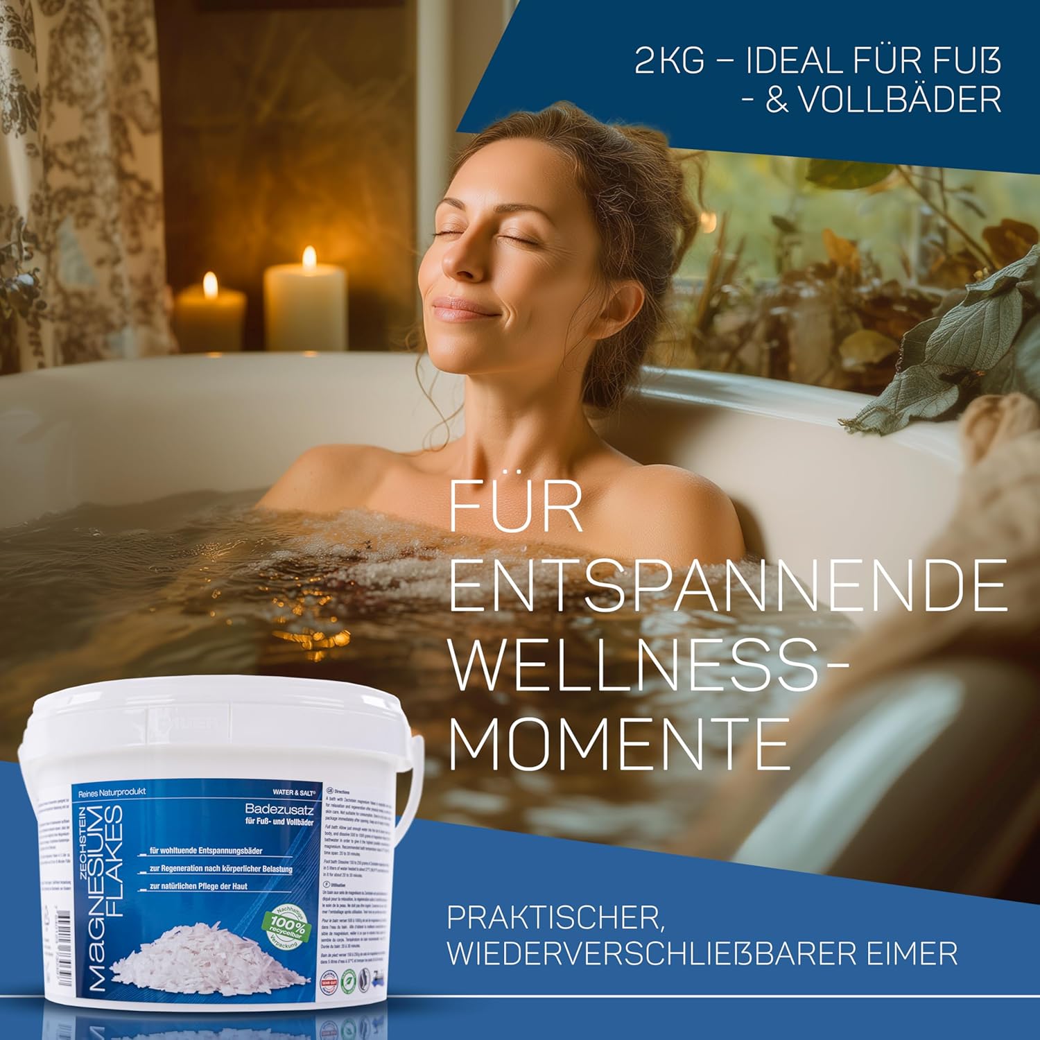 Zechstein Magnesium Flakes 2kg