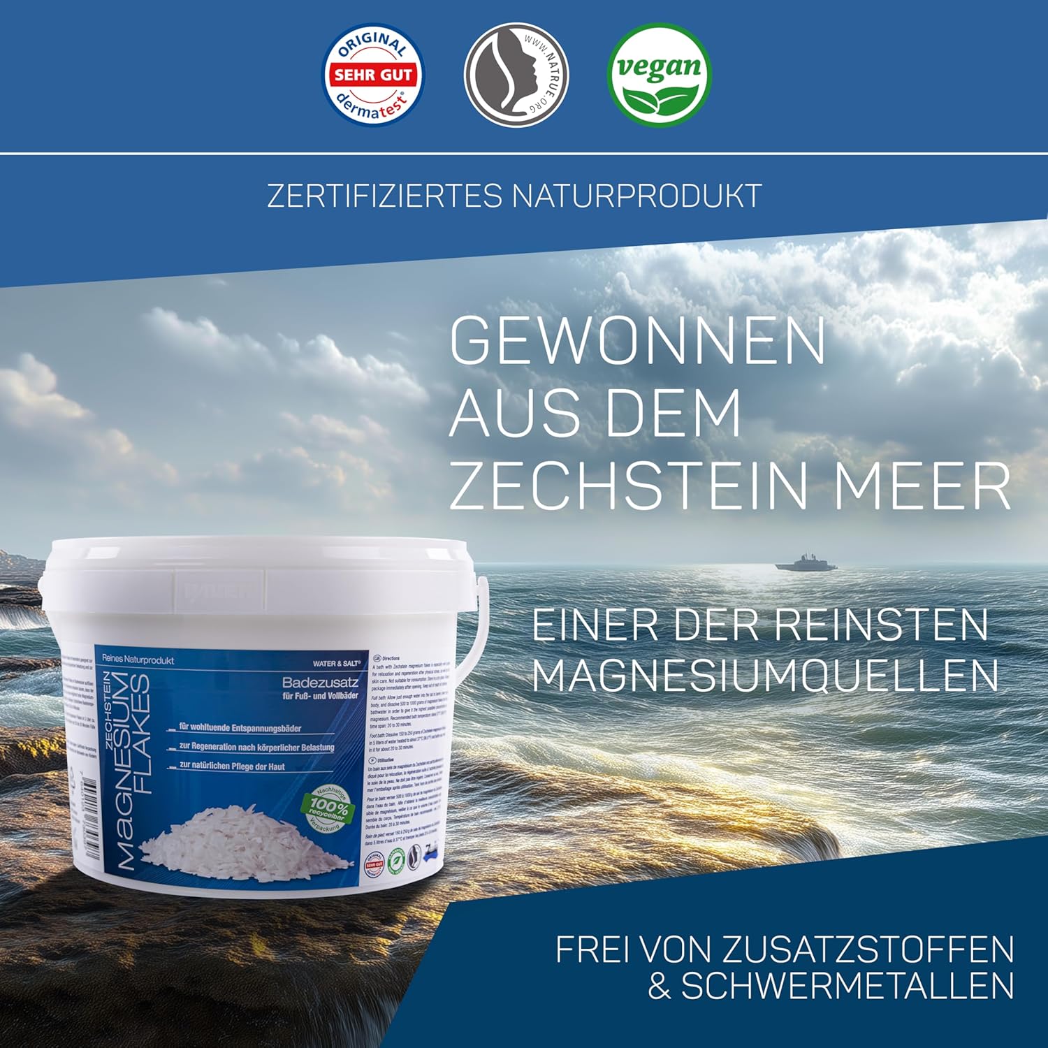 Zechstein Magnesium Flakes 2kg